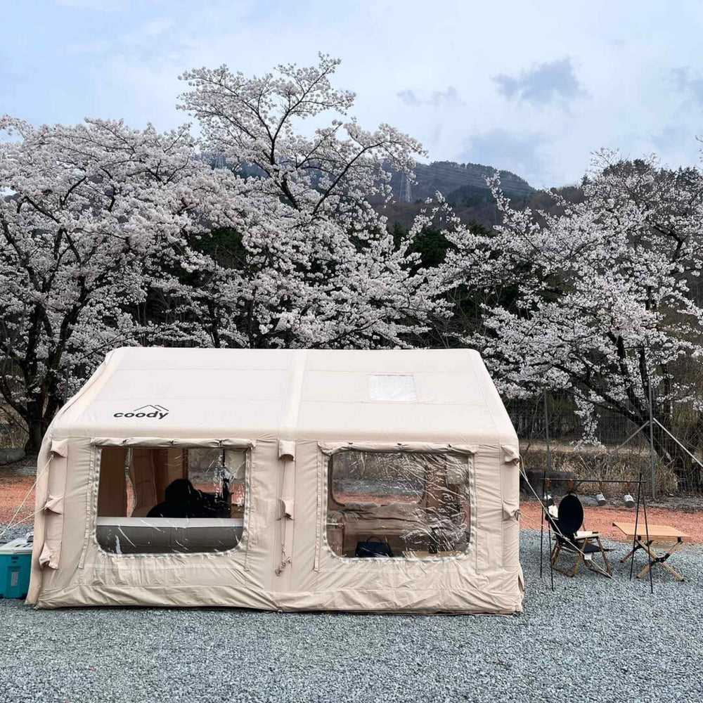 Coody 13.6 | RBM Outdoors Koala 5 Inflatable tent for 2-8 person (Beige)