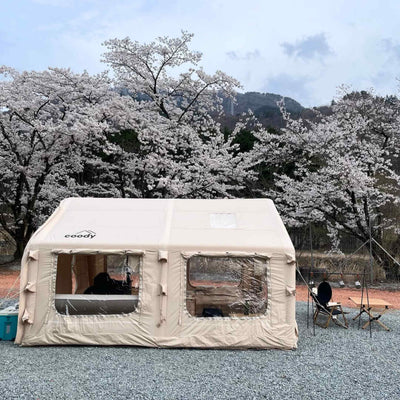 Coody 13.6 | RBM Outdoors Koala 5 Inflatable tent for 2-8 person (Beige)