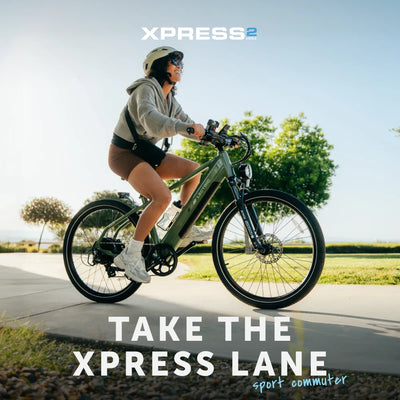 Lectric XPress2 Pine Green Commuter eBike