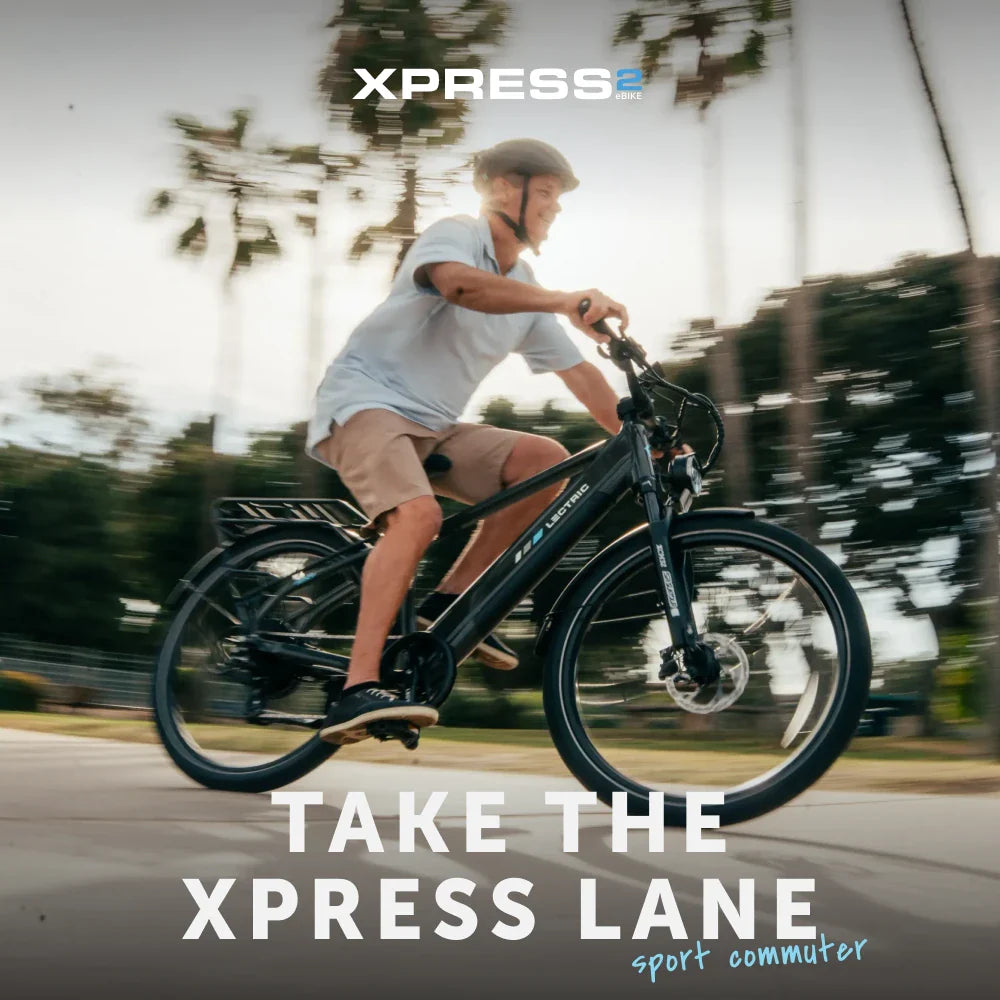 Lectric XPress2 Tempest Grey Commuter eBike
