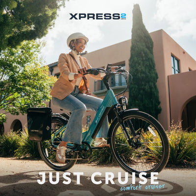 Lectric XPress2 Raindrop Blue Cruiser eBike