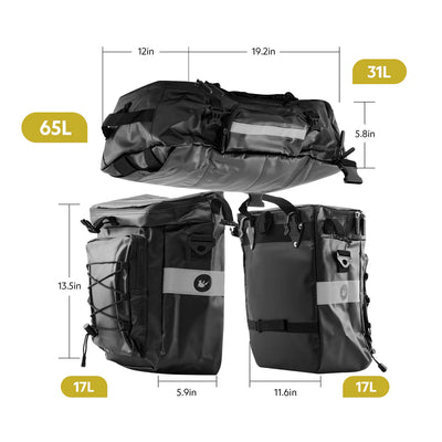 Birch 3-in-1 Multifunctional eBike Rear Bag