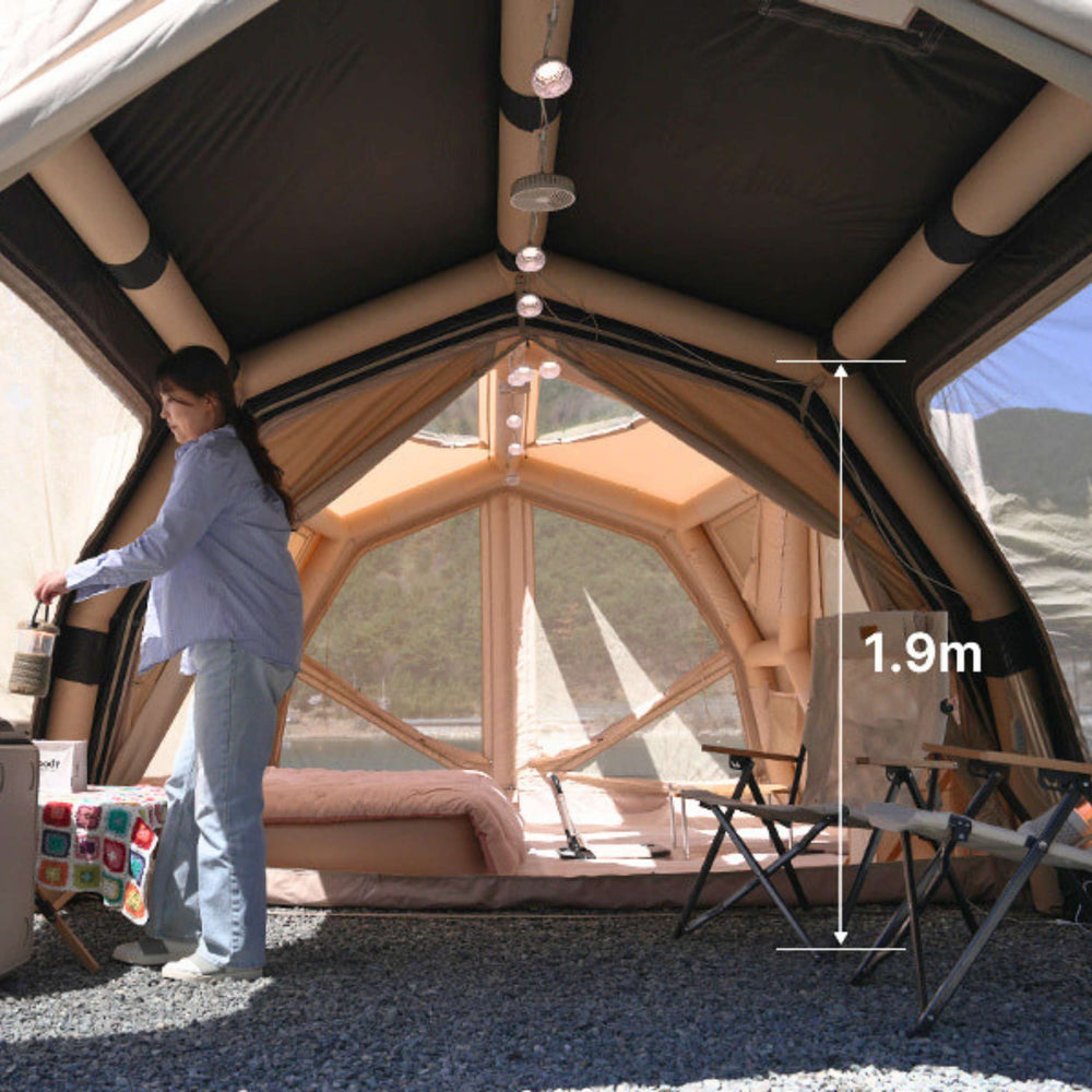 RBM Outdoors Coody AirTarp Pro Inflatable Canopy for 17.2 Pro, 10.0 Pro & Hub Pro - Beige
