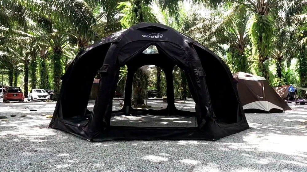 Coody Aurora Dome | RBM Outdoors Inflatable tent Octopus Black for 2-4 person