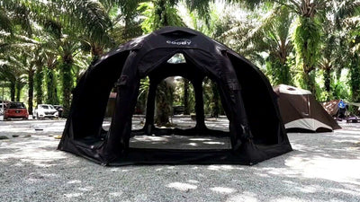 Coody Aurora Dome | RBM Outdoors Inflatable tent Octopus Black for 2-4 person
