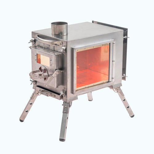 RBM Outdoors - Small Wood Stove With Fire-Resistant Glass "Caminus S"