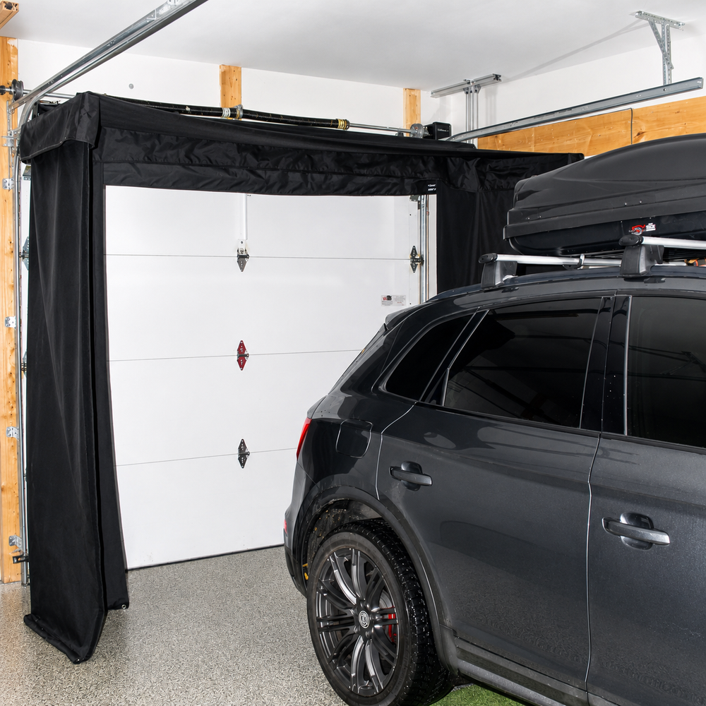 The SportScreen Golf Studio Vanish LITE 11 Retractable Golf Simulator Enclosure