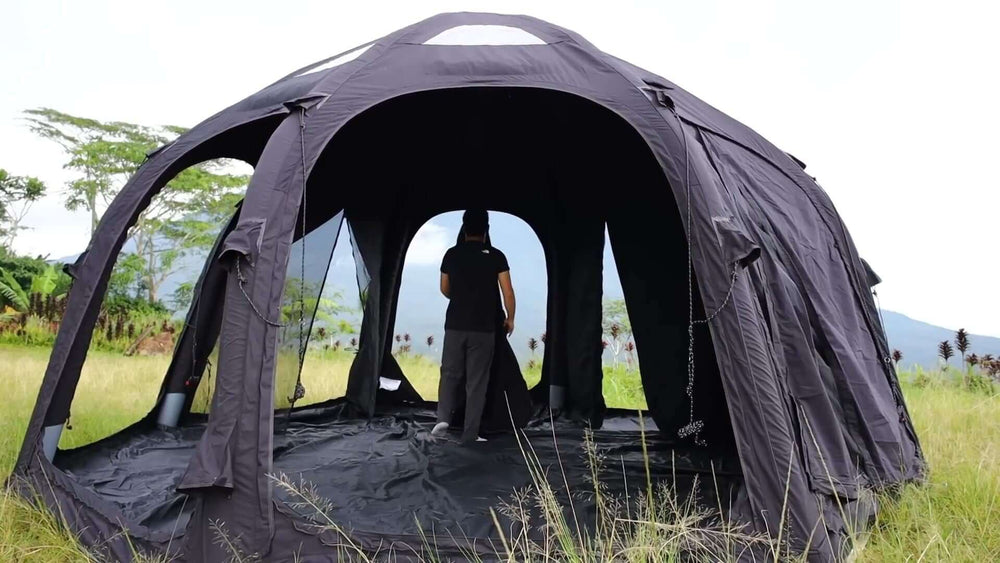 Coody Aurora Dome | RBM Outdoors Inflatable tent Octopus Black for 2-4 person