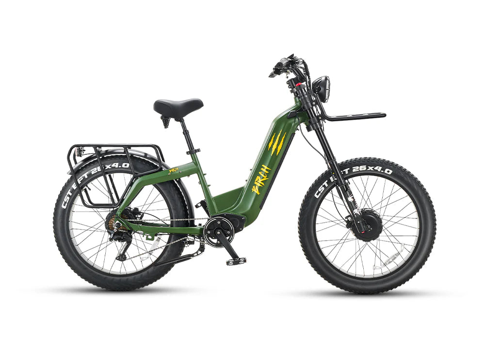 Birch Grolar Step Thru Hunting Fat E-Bike Premium All-Terrain – 1200Wh, 750W Dual Motors