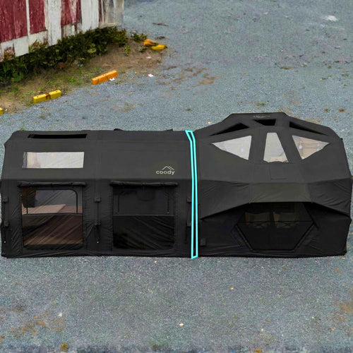 RBM Outdoors Coody Tent Connector 3.6 PRO+3.6 PRO (Black) – for 17.2 Pro, Hub Pro