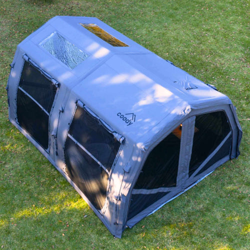 RBM Outdoors Coody Familia AirTent 17.2 Pro Gray - Inflatable Tent for Camping (2-10 Person)