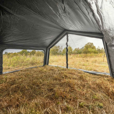 RBM Outdoors Coody AirTarp Gray - Inflatable Canopy for Tent 17.2, 13.6, Hub, 10.0