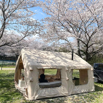 Coody 13.6 | RBM Outdoors Koala 5 Inflatable tent for 2-8 person (Beige)