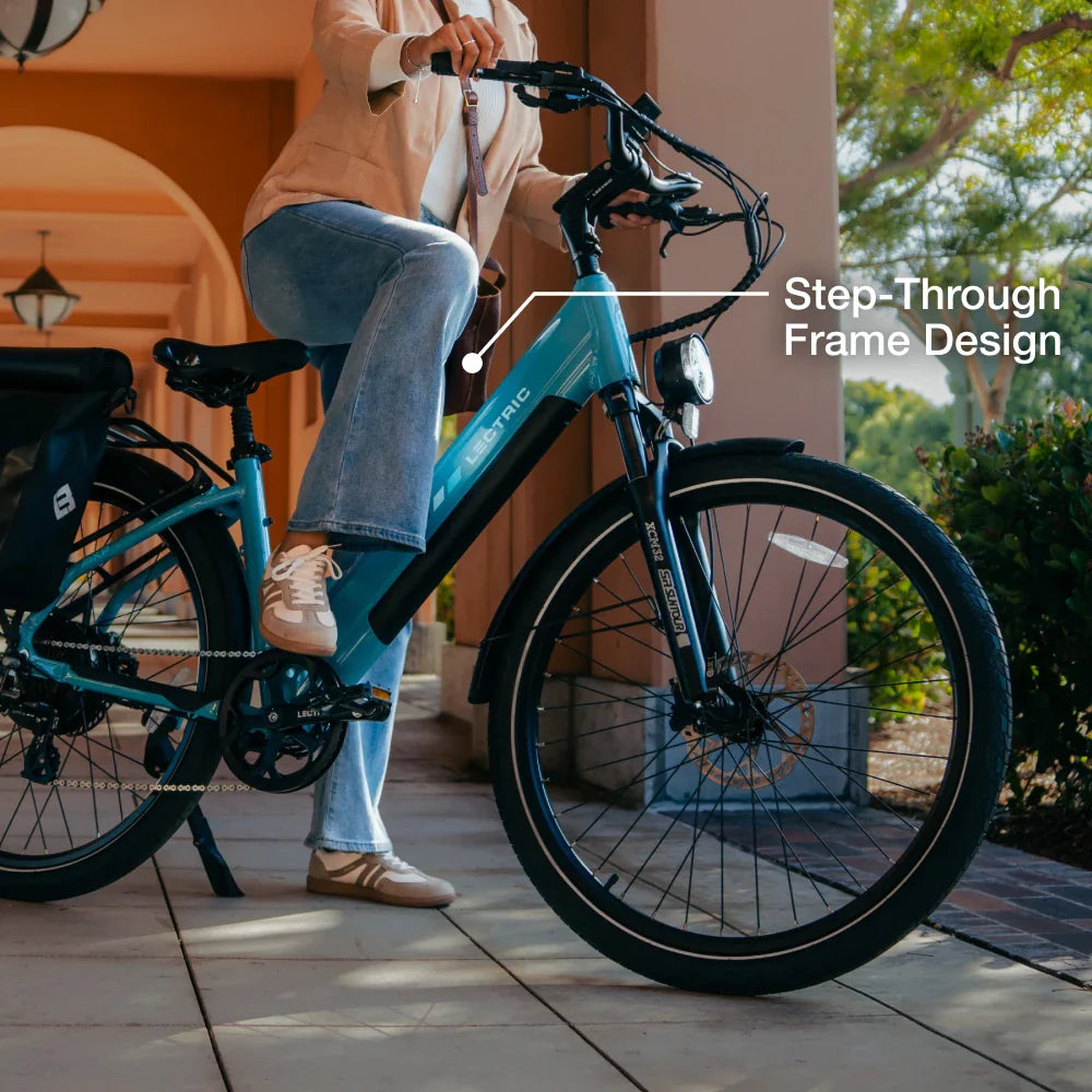 Lectric XPress2 Raindrop Blue Cruiser eBike