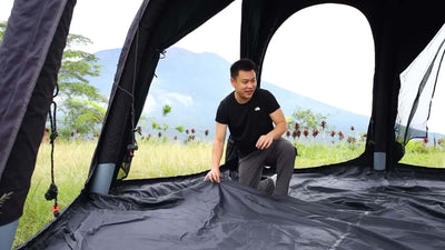 Coody Aurora Dome | RBM Outdoors Inflatable tent Octopus Black for 2-4 person