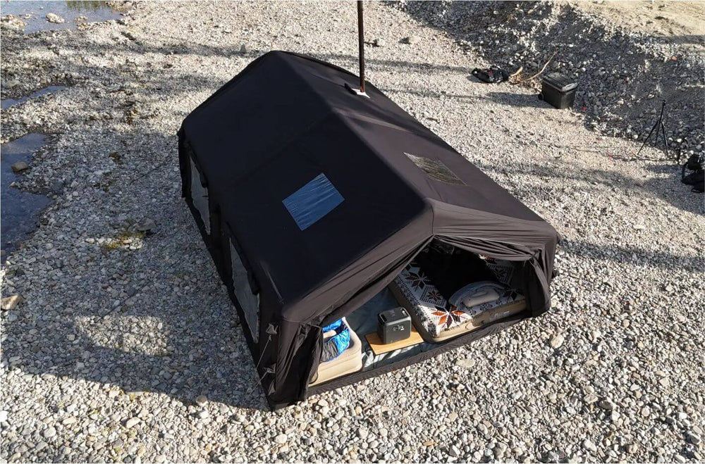 Coody 17.2 | RBM Outdoors Koala 7 Inflatable tent for 2-10 person (Black)