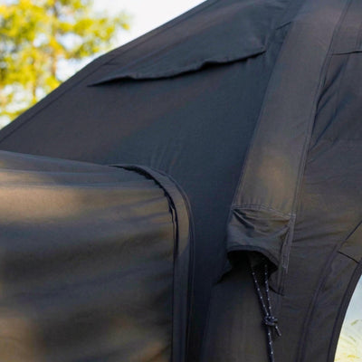 RBM Outdoors Coody Connector Aurora Dome-to-Tent(17.2, 13.6, Hub, 10)- Black