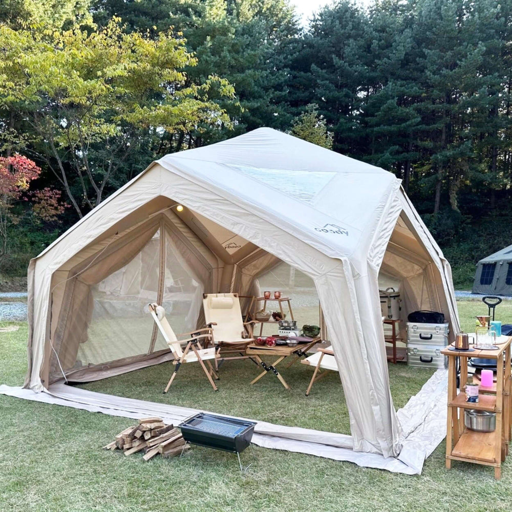 Coody | RBM Hub Inflatable Tent for 2-6 Person (Beige)