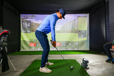 The SportScreen Golf Studio Vanish 16 Retractable Golf Simulator Enclosure