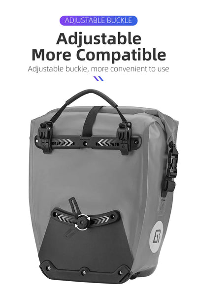 Birch ROCKBROS Deluxe Large Capacity Bicycle Saddlebag in Various Colours