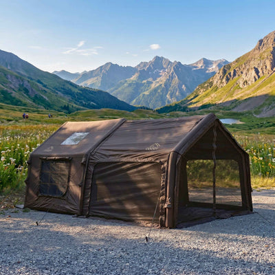 RBM Outdoors Coody AirTarp Inflatable Canopy Extension for 8.0 AirTent – Black