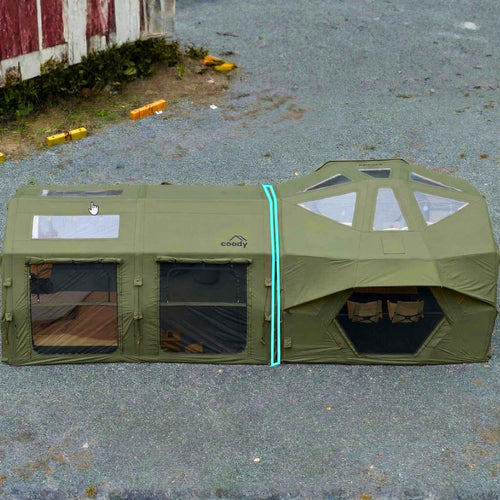 RBM Outdoors Coody Tent Connector 3.6 PRO+3.6 PRO (Green) – for 17.2 Pro, Hub Pro