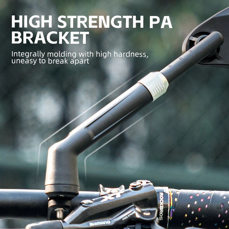 Birch ROCKBROS Adjustable Bike Mirror Anti-Glare 360-Degree Rotation