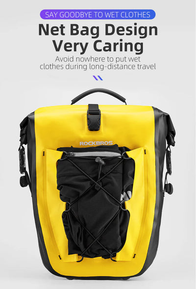 Birch ROCKBROS Deluxe Large Capacity Bicycle Saddlebag in Various Colours