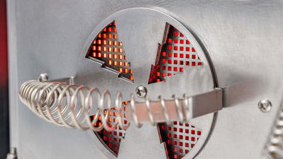 RBM Outdoors Medium Wood Stove With Fire-Resistant Glass "Caminus M"