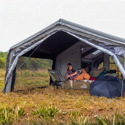 RBM Outdoors Coody AirTarp Gray - Inflatable Canopy for Tent 17.2, 13.6, Hub, 10.0