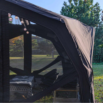 RBM Outdoors Coody Hub Pro Black - Inflatable Tent for Camping (2-6 Person)