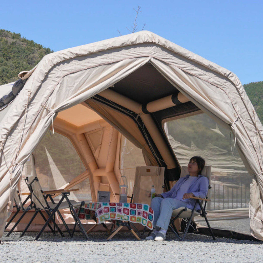 RBM Outdoors Coody AirTarp Pro Inflatable Canopy for 17.2 Pro, 10.0 Pro & Hub Pro - Beige