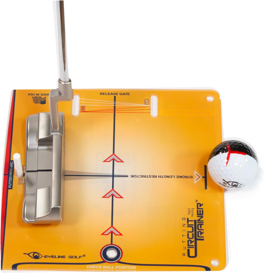 EyeLine Golf PUTTING CIRCUIT TRAINER - YELLOW TRAINER