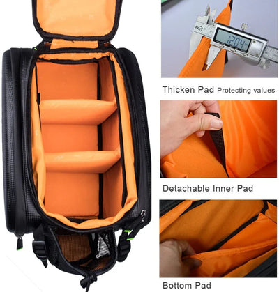 Birch ROCKBROS 34L Expandable Bike Rack Bag: Waterproof & Multifunctional