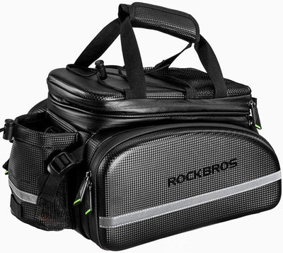 Birch ROCKBROS 34L Expandable Bike Rack Bag: Waterproof & Multifunctional