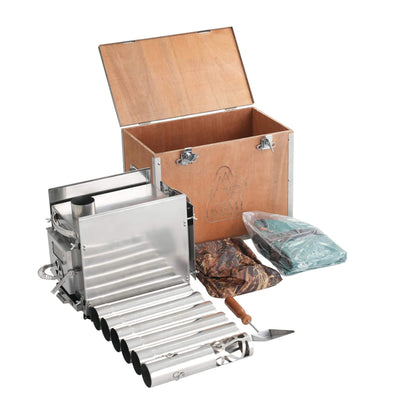 RBM Outdoors Small Wood Stove With Fire-Resistant Glass "Caminus S"