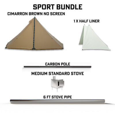 Seek Outside Cimarron | Stove | Liner | Hot Tent Bundle