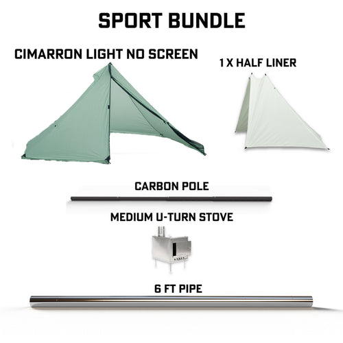 Seek Outside Cimarron Light | Stove | Liner | Hot Tent Bundle