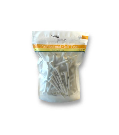 The Tee Clip - Professional Golf Tees | 75 Counted Pack | 3 1/4" (83mm) Length