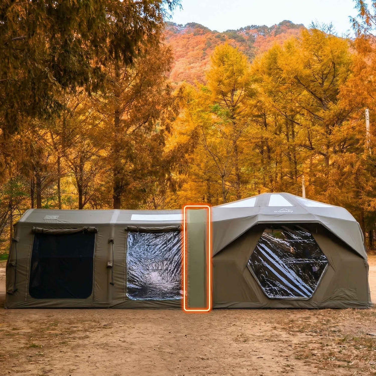 RBM Outdoors Coody Tent Connector 3.6 PRO+3.6 PRO (Green) – for 17.2 Pro, Hub Pro