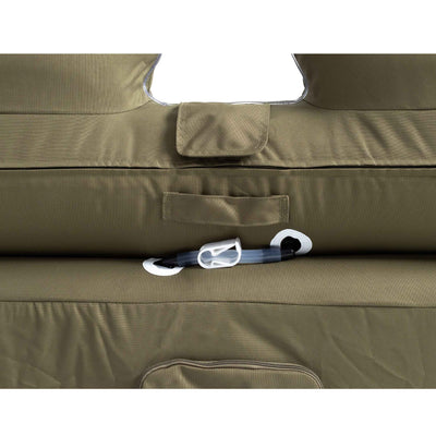RBM Outdoors Coody Air Sofa Khaki - Inflatable Camping Couch with Built-In Pump