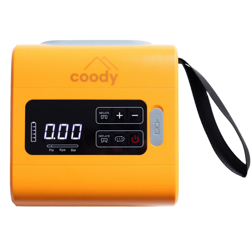 RBM Outdoors Coody Familia AirTent 17.2 PRO Black (2-10 Person)+Electric Pump+TPU Door Black+Ground Sheet