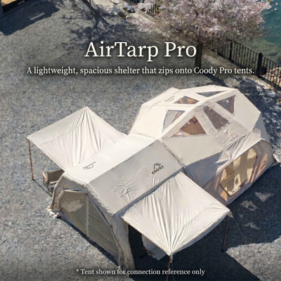 RBM Outdoors Coody AirTarp Pro Inflatable Canopy for 17.2 Pro, 10.0 Pro & Hub Pro - Beige