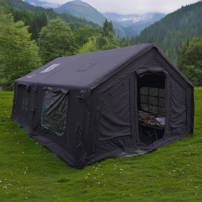 Coody 13.6 | RBM Outdoors Koala 5 Inflatable tent for 2-8 person (Black)