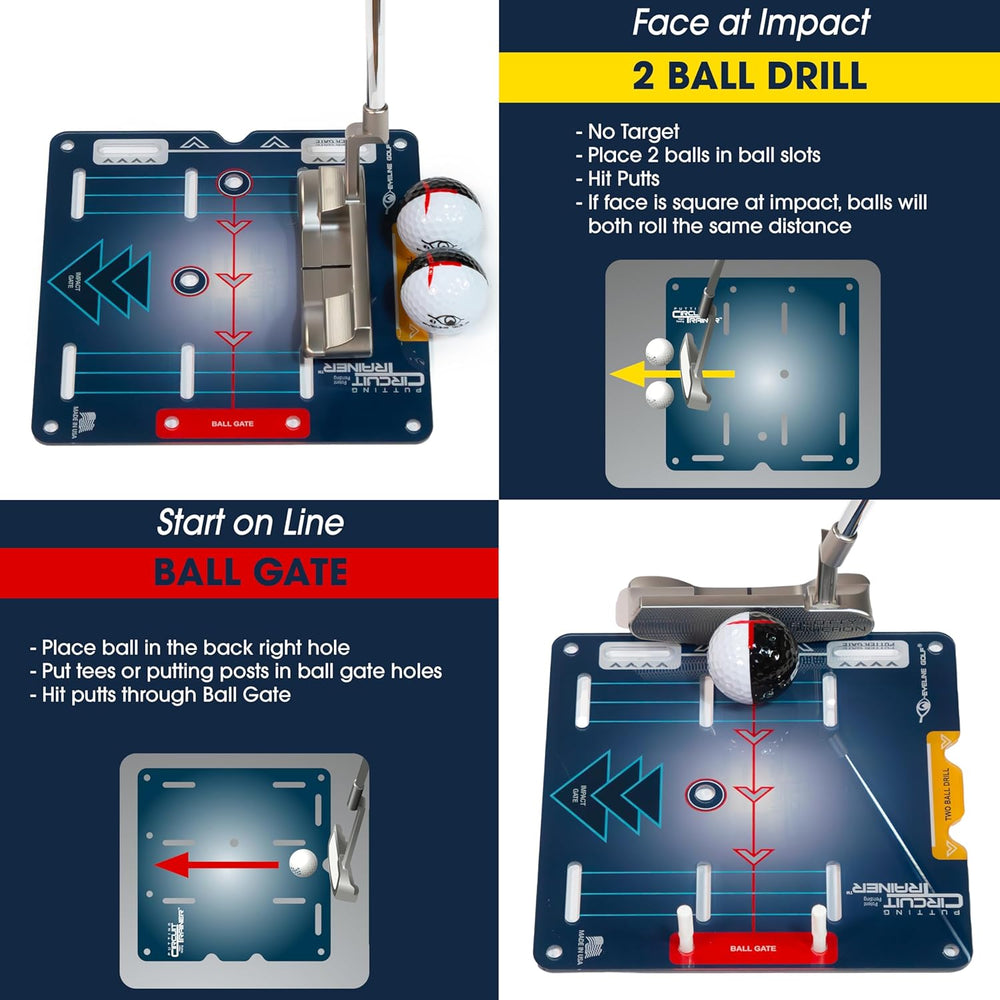 EyeLine Golf PUTTING CIRCUIT TRAINER - BLUE TRAINER