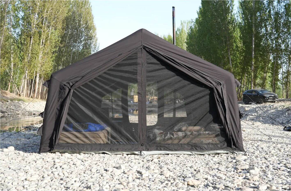 Coody 17.2 | RBM Outdoors Koala 7 Inflatable tent for 2-10 person (Black)