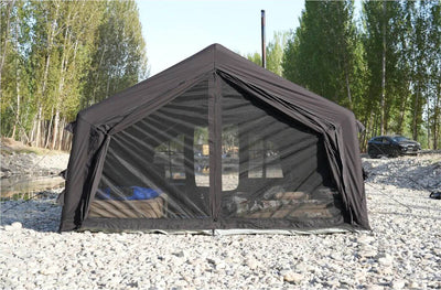 Coody 17.2 | RBM Outdoors Koala 7 Inflatable tent for 2-10 person (Black)