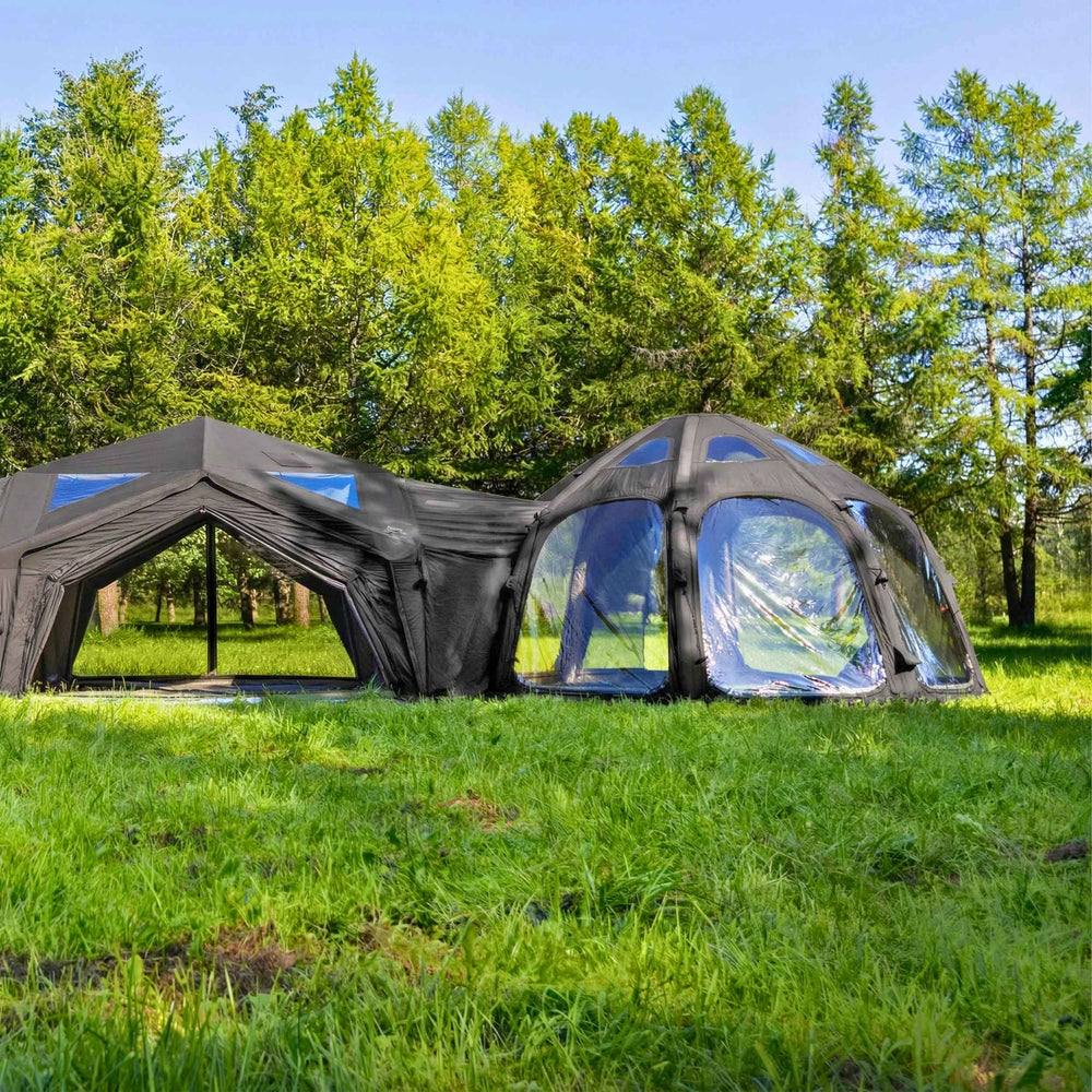 RBM Outdoors Coody Connector Aurora Dome-to-Tent(17.2, 13.6, Hub, 10)- Black