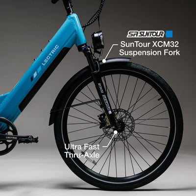 Lectric XPress2 Raindrop Blue Cruiser eBike