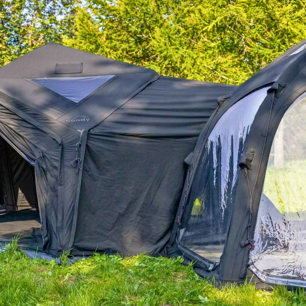 RBM Outdoors Coody Connector Aurora Dome-to-Tent(17.2, 13.6, Hub, 10)- Black